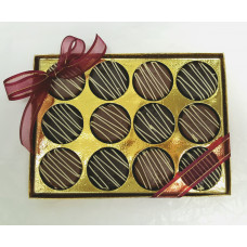 Oreo Cookies dipped in chocolate  (Gift of 12)